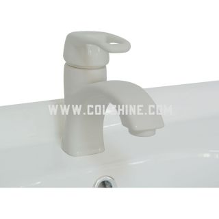 Porcelain bathroom water faucet
