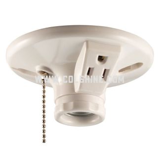 Plastic ceiling lamp holder