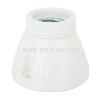 White porcelain lampholder 701,E27