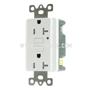 20-AMP SELF-TEST WEATHER RESISTANT AND TAMPER-RESISTANT GFCI OUTLET